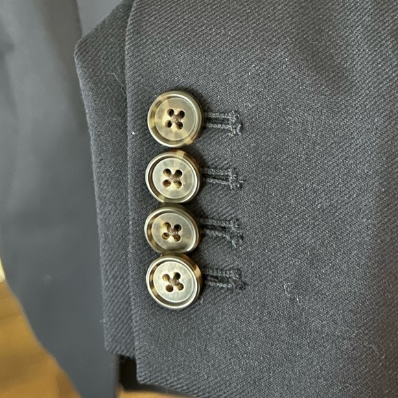 J.Crew Regent blazer in wool flannel Black Size 6P - Picture 7 of 10